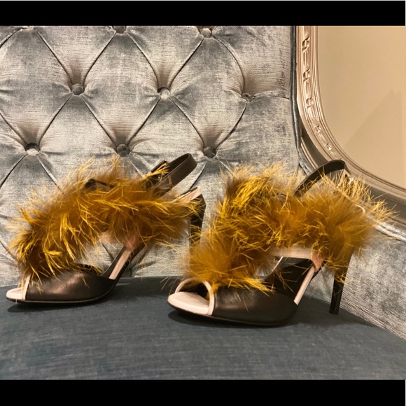 Fendi Bugs Fur Monster Sandals - Picture 2 of 14